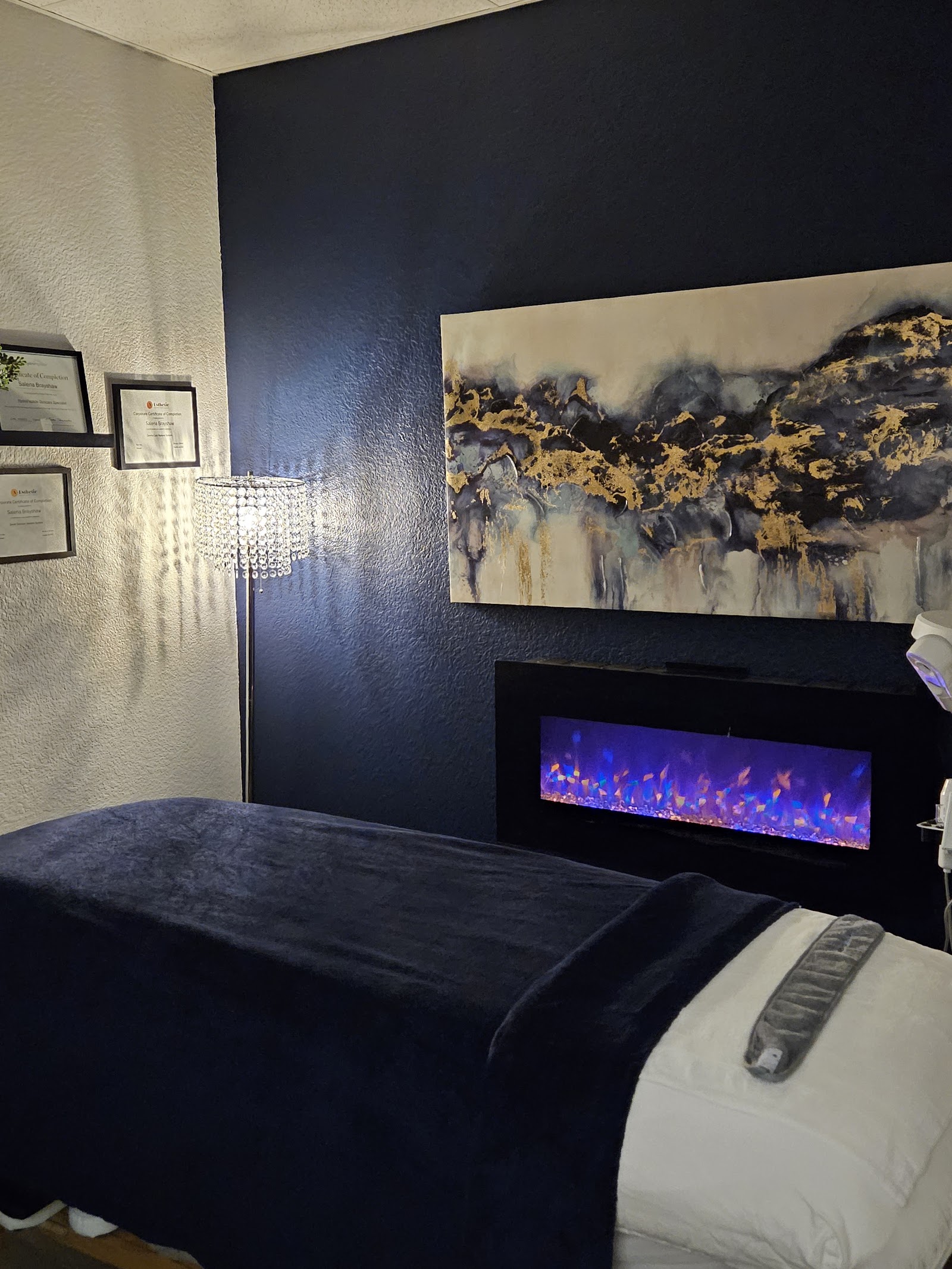 Enhanced Glamour Day Spa nail work in Brighton, Colorado